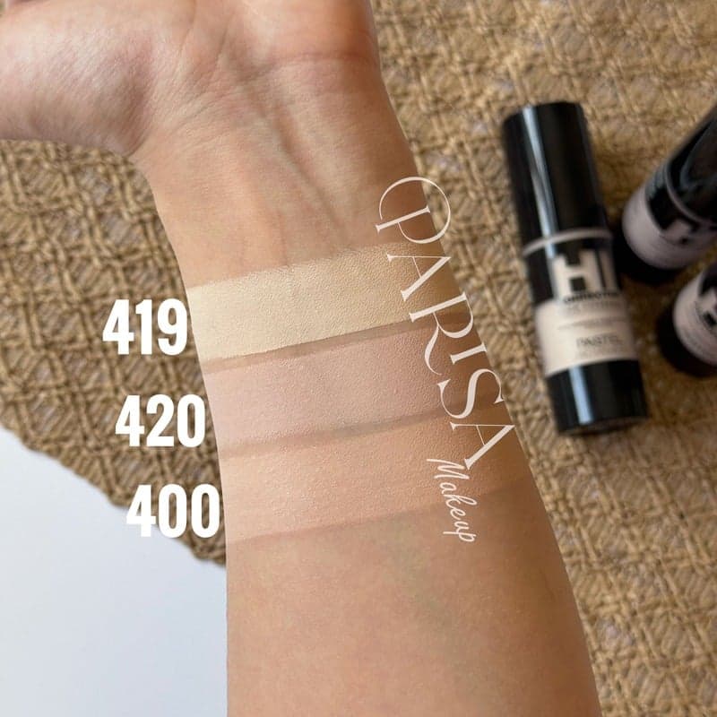 کرم پودر کاور بالا پاستل پرو فشن PASTEL PRO FASHION مدل Hi Corrector High Coverage کد 400 — تصویر ۲