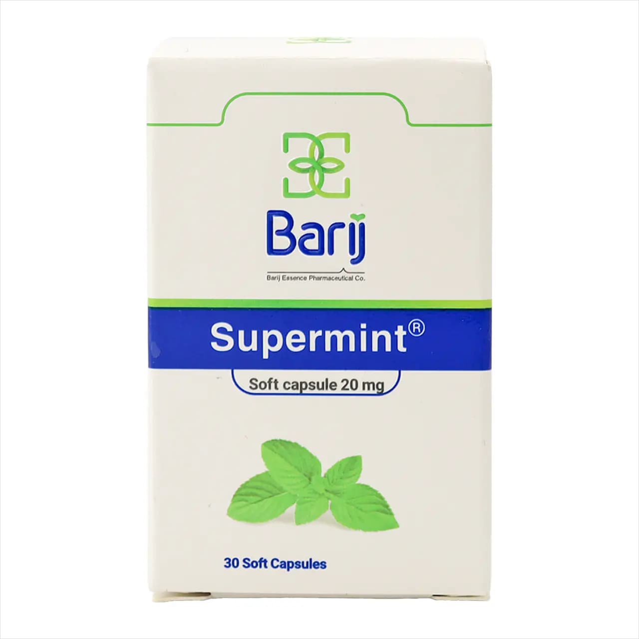 کپسول گوارشی سوپرمینت باریج اسانس 30 عددی