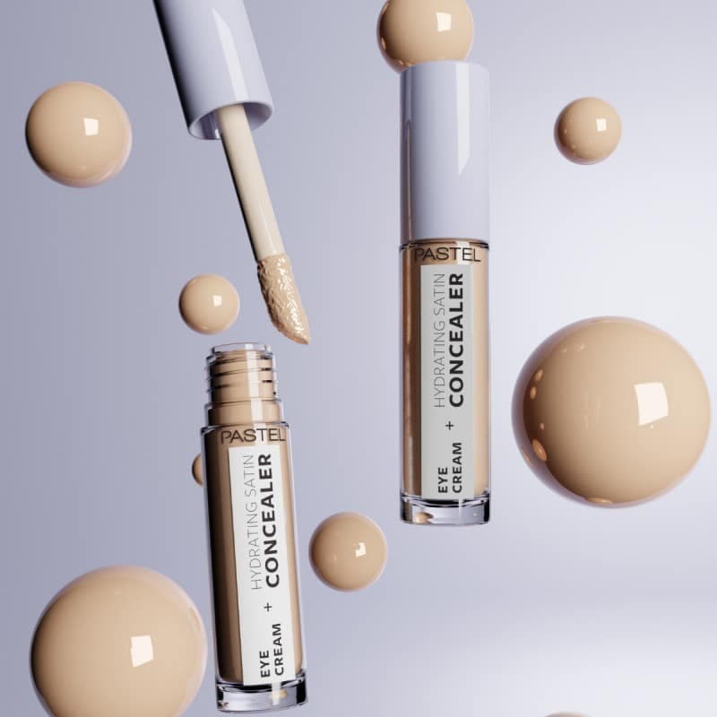 کانسیلر درمانی پاستل PASTEL حاوی کرم دور چشم مدل Hydrating Satin Concealer کد 65 — تصویر ۵