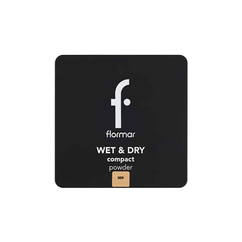 پنکیک دوکاره فلورمار flormar مدل Wet & Dry Compact Powder کد 009(رنگ Honey) — تصویر ۲