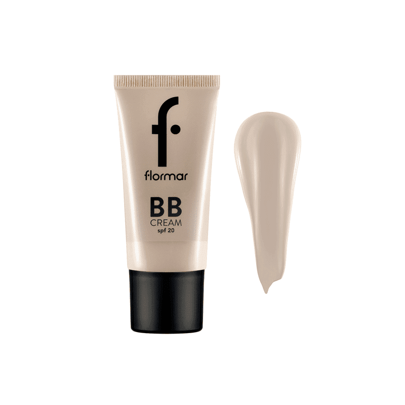 بی بی کرم SPF20 فلورمار flormar BB Cream کد 001(رنگ Fair)