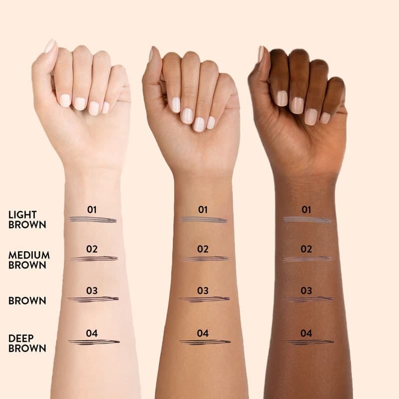 هاشور ابرو فلورمار flormar مدل Micro Filler Pen کد 004(رنگ Deep Brown) — تصویر ۴