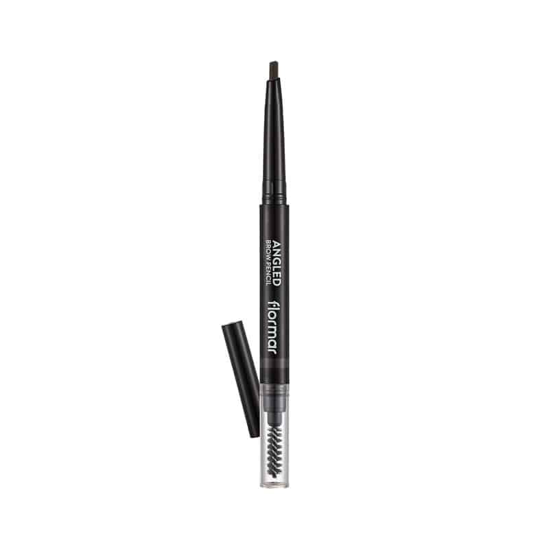 دیفاینر ابرو فلورمار مدل Angled Brow Pencil کد 004(رنگ Dark Brown)