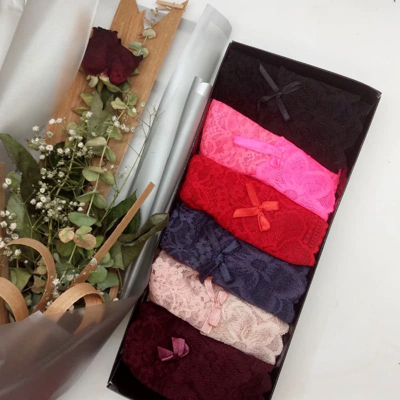 شورت زنانه مکسوریا مدل گیپور سنگی کد NKU MX 0171 بسته 6 عددی — تصویر ۵