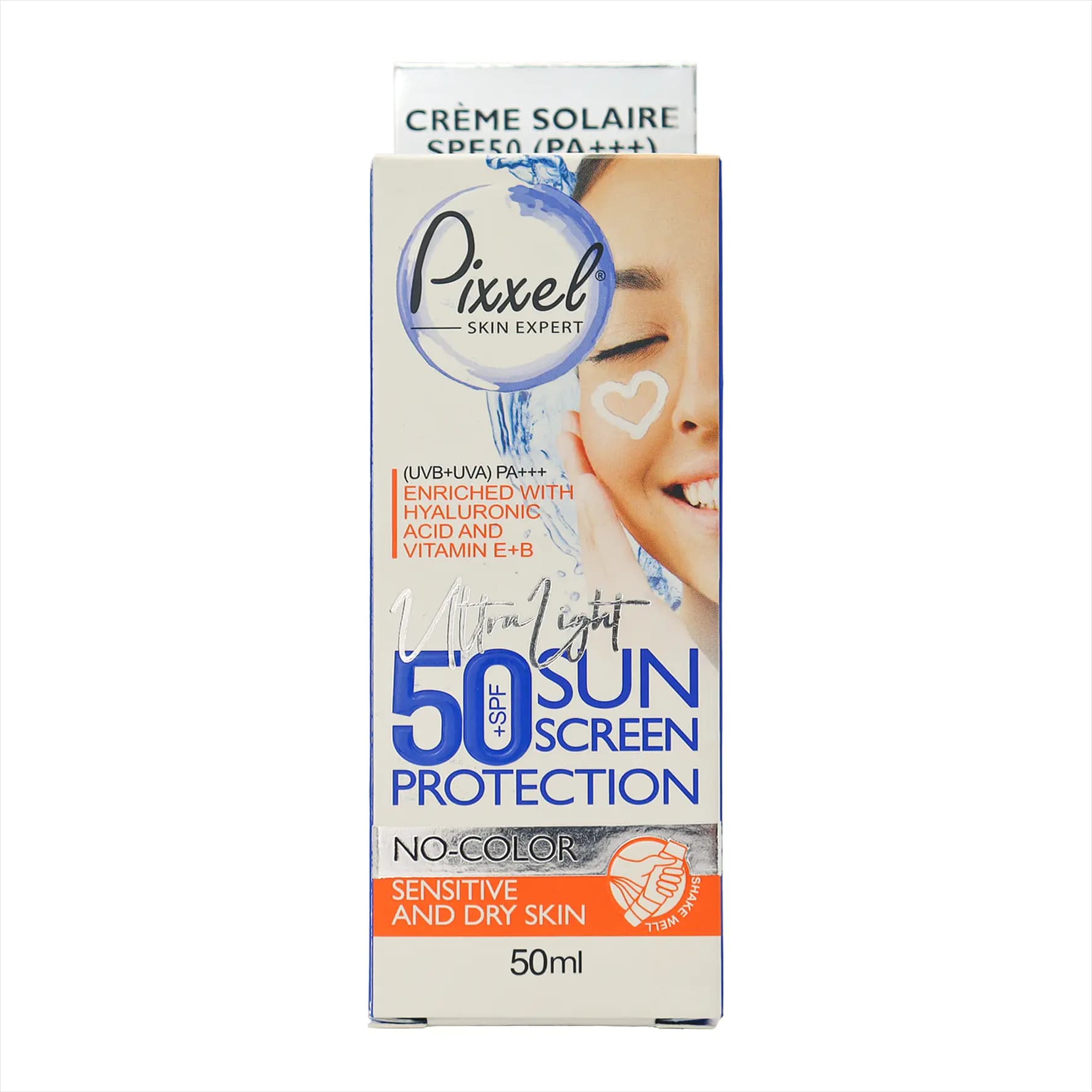 کرم ضد آفتاب بدون رنگ پوست خشک پیکسل SPF50