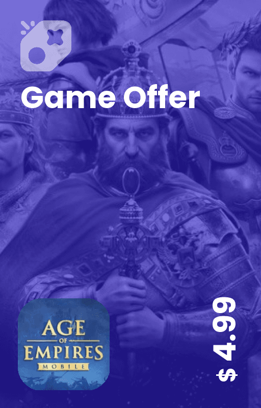 آفر 5 دلاری Age of empires mobile