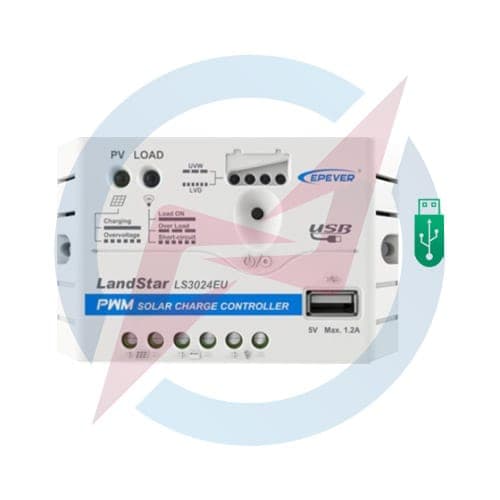 شارژ کنترلر مدل LS3024EU سری PWM برند EPEVER