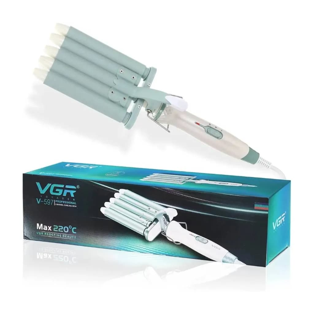 فرکننده مو پنج لول VGR V-597، دستگاه فر ساحلی و ویو S