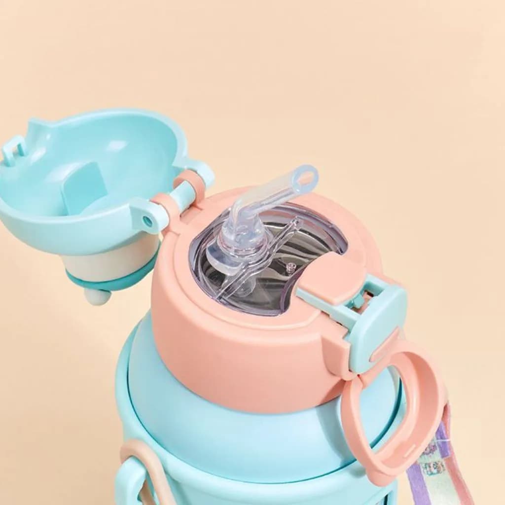 قمقمه کودک کاور در طرح حیوانات گنجایش 500Ml کد H251 — تصویر ۷