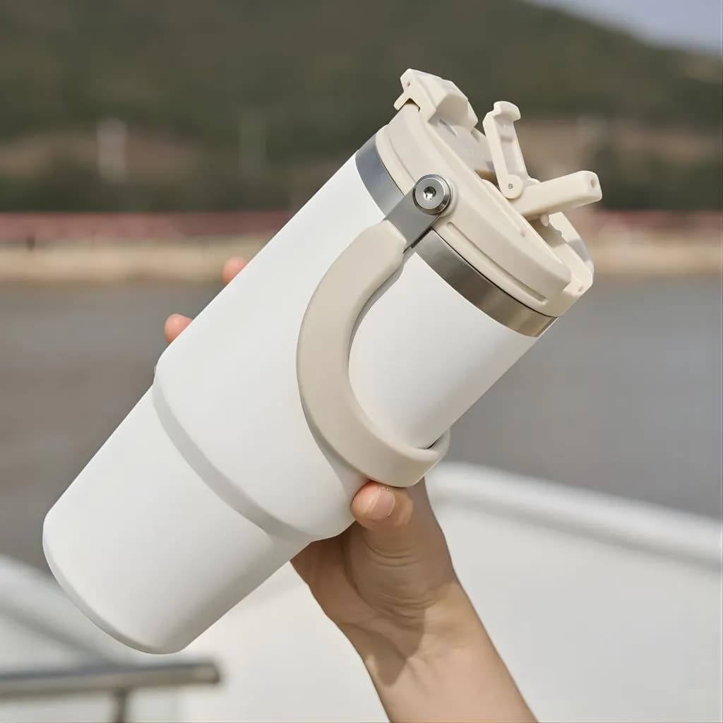 تراول ماگ استیل دو حالته تایسو 900ml — تصویر ۴