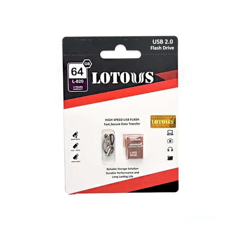 فلش LOTOUS 64G L820 USB2