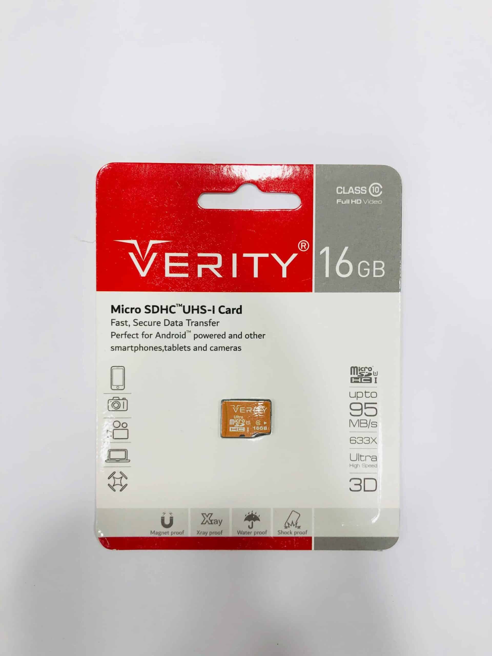 کارت حافظه ۱۶ گیگ Verity