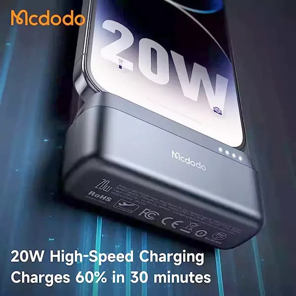 پاوربانک 5000 و هولدر موبایل مک دودو مدل MC-628 — تصویر ۲