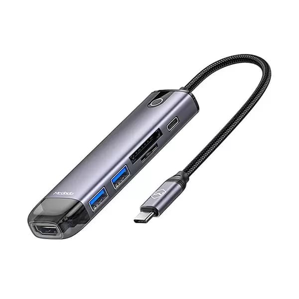 هاب 6 پورت USB-C مک دودو مدل hu-774