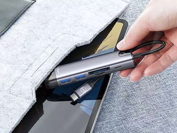 هاب 6 پورت USB-C مک دودو مدل hu-774 — تصویر ۸