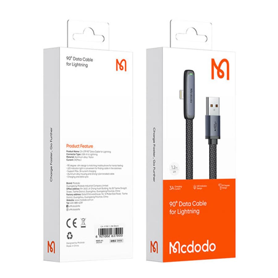 کابل تبدیل USB به لایتنینگ مک دودو مدل CA-2790 طول 1.2 متر — تصویر ۶