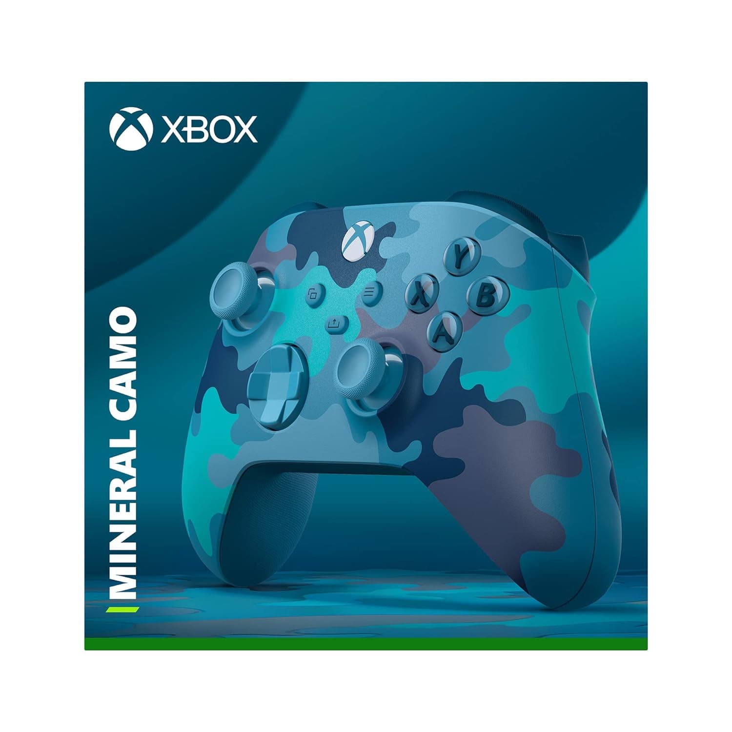 دسته بازی ایکس باکس Series S-X اورجینال آبی چریکی | Controller Mineral Camo Xbox Series — تصویر ۴