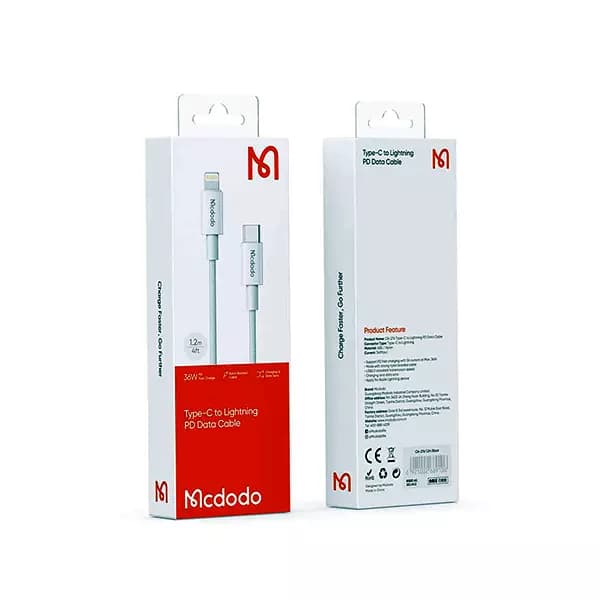 کابل تبدیل USB-C به لایتنینگ مک دودو مدل CA-2761 طول 1.2 متر — تصویر ۵