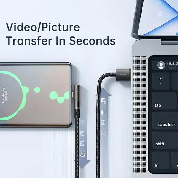 کابل تبدیل USB به USB-C مک دودو مدل CA-3380 طول 1.2 متر — تصویر ۱۱
