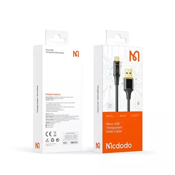 کابل تبدیل USB به MicroUSB مک دودو مدل CA-2100 طول 1.2 متر — تصویر ۷