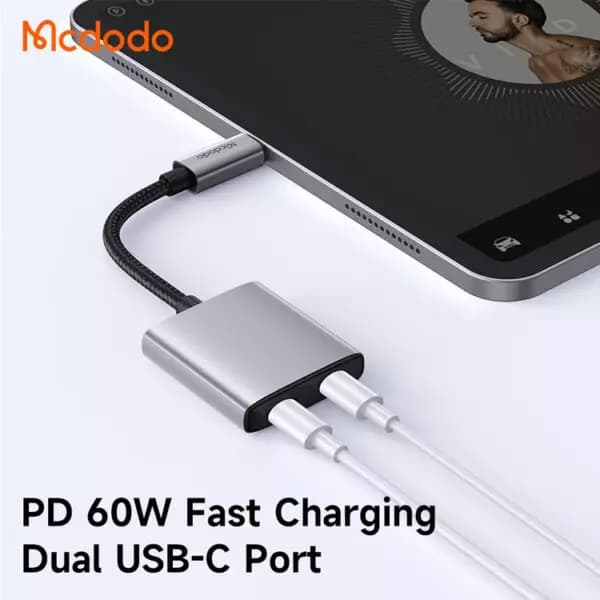 تبدیل 1 به 2 تایپ سی مک دودو مدل MCDODO CA-5570 — تصویر ۲