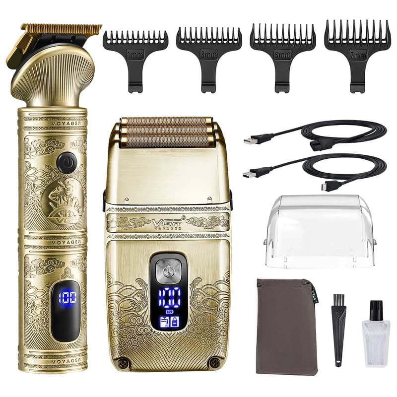 ست ماشین اصلاح وی جی آر VGR مدل V-649 ـ شیور و خط‌ زن — تصویر ۲
