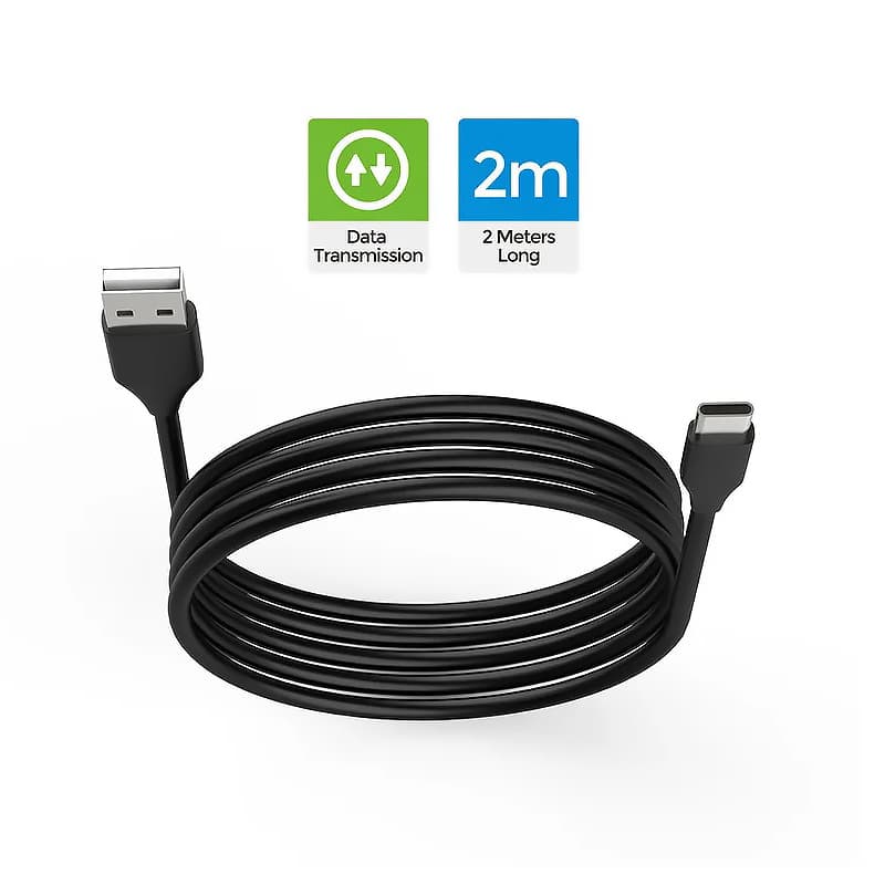 کابل شارژر 2 متری دسته سونی PS5 دابی Dobe Tp-3580 ا SONY DATA TRANSFER CABLE PS5 — تصویر ۳