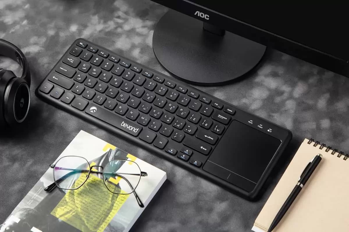 کیبورد بیاند تاچ پد دار BK-6801 RF