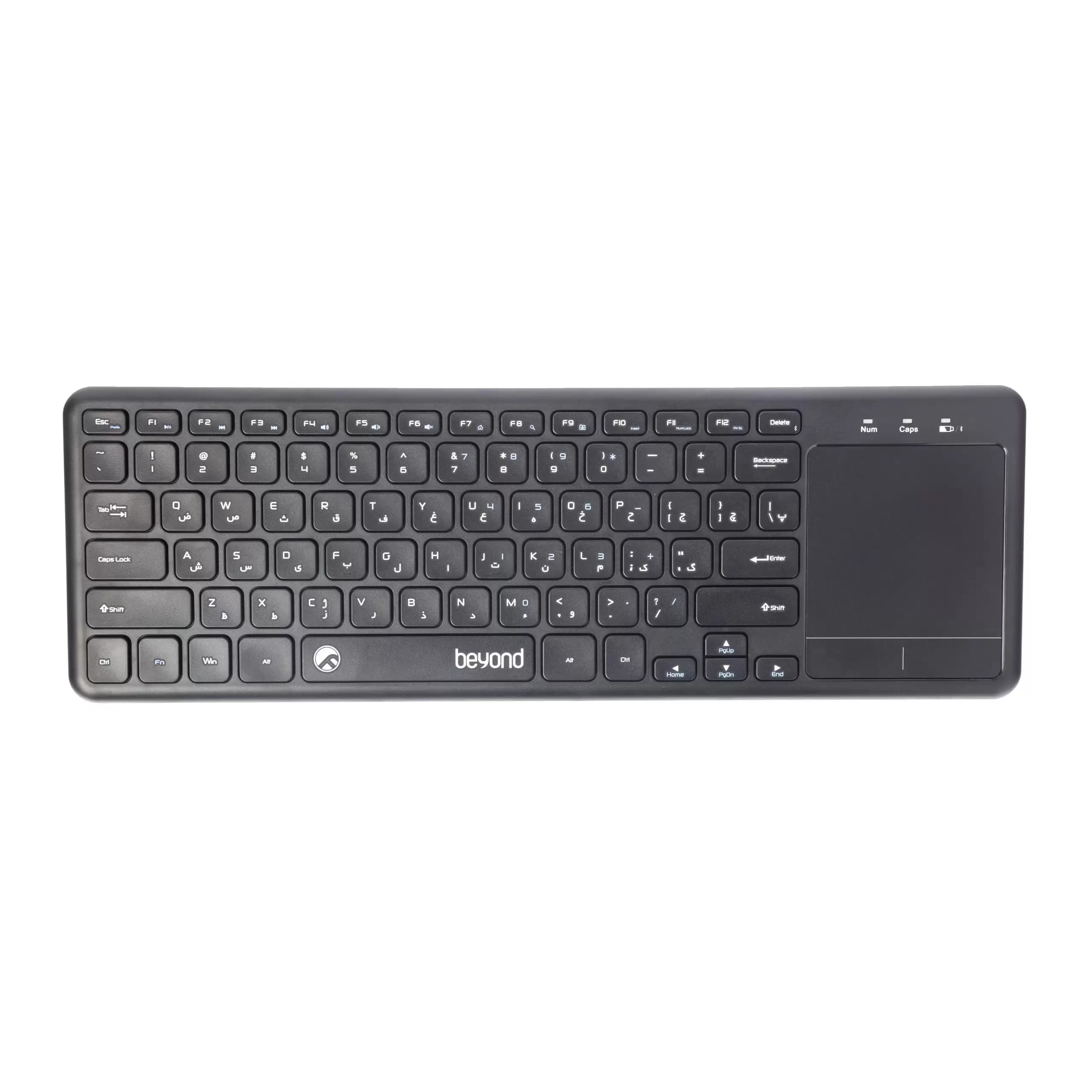 کیبورد بیاند تاچ پد دار BK-6802 BT — تصویر ۳