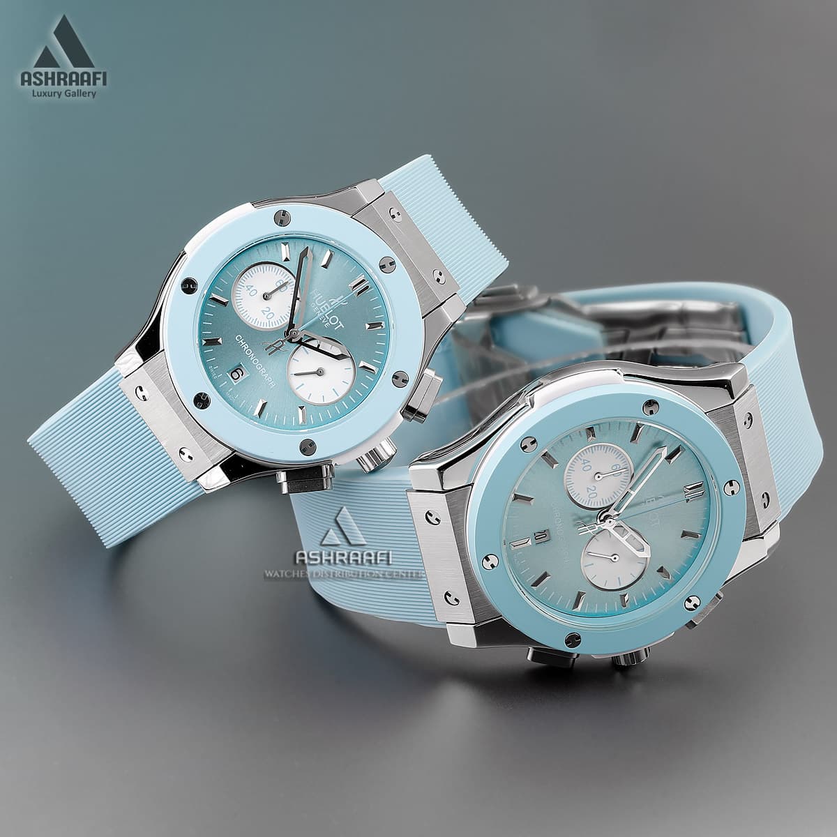 ساعت هابلوت آبی Hublot Classic Fusion Sky Blue 76-4 — تصویر ۳