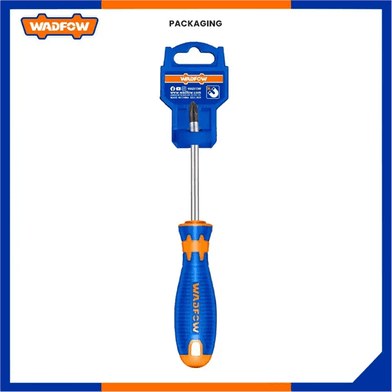 پیچ گوشتی چهارسو وادفو دسته TPR سایز 150*8 کد WSD2237