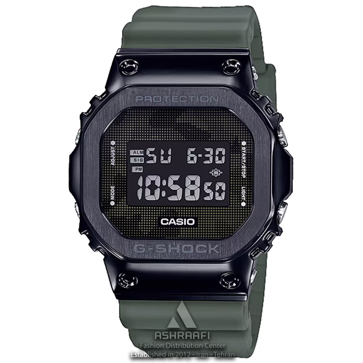 ساعت مچی جی شاک سبز Casio G-Shock GM-5600B-GK