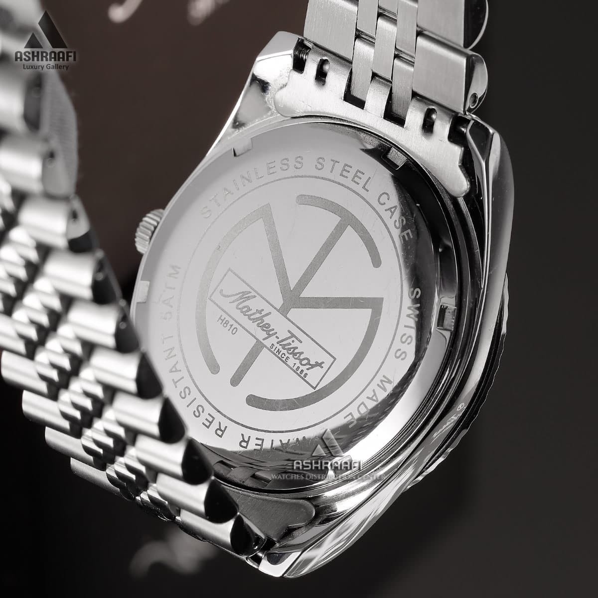 ساعت متی تیسوت اورجینال دست دوم Mathey Tissot H810AI — تصویر ۵
