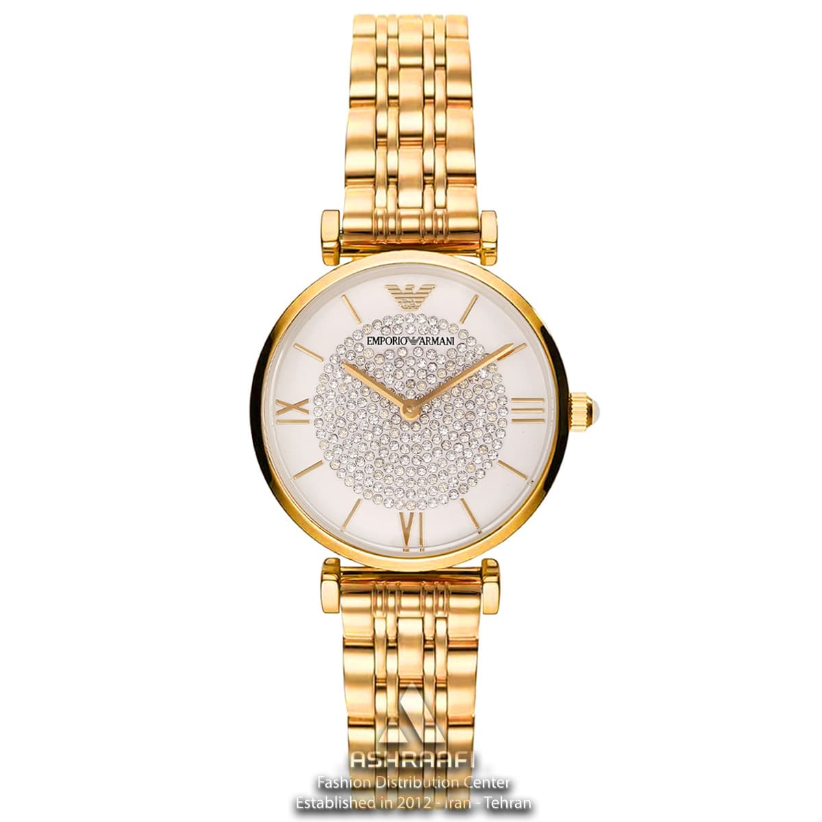 ساعت زنانه امپریو آرمانی طلایی Emporio Armani AR-1926GW