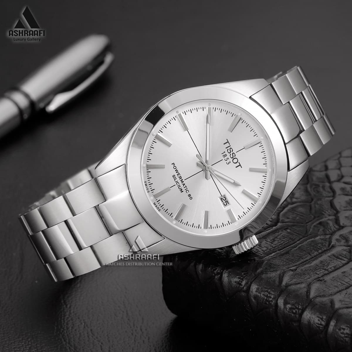 ساعت مردانه تیسوت Tissot Powermatic 80 Silicium SS22 — تصویر ۳