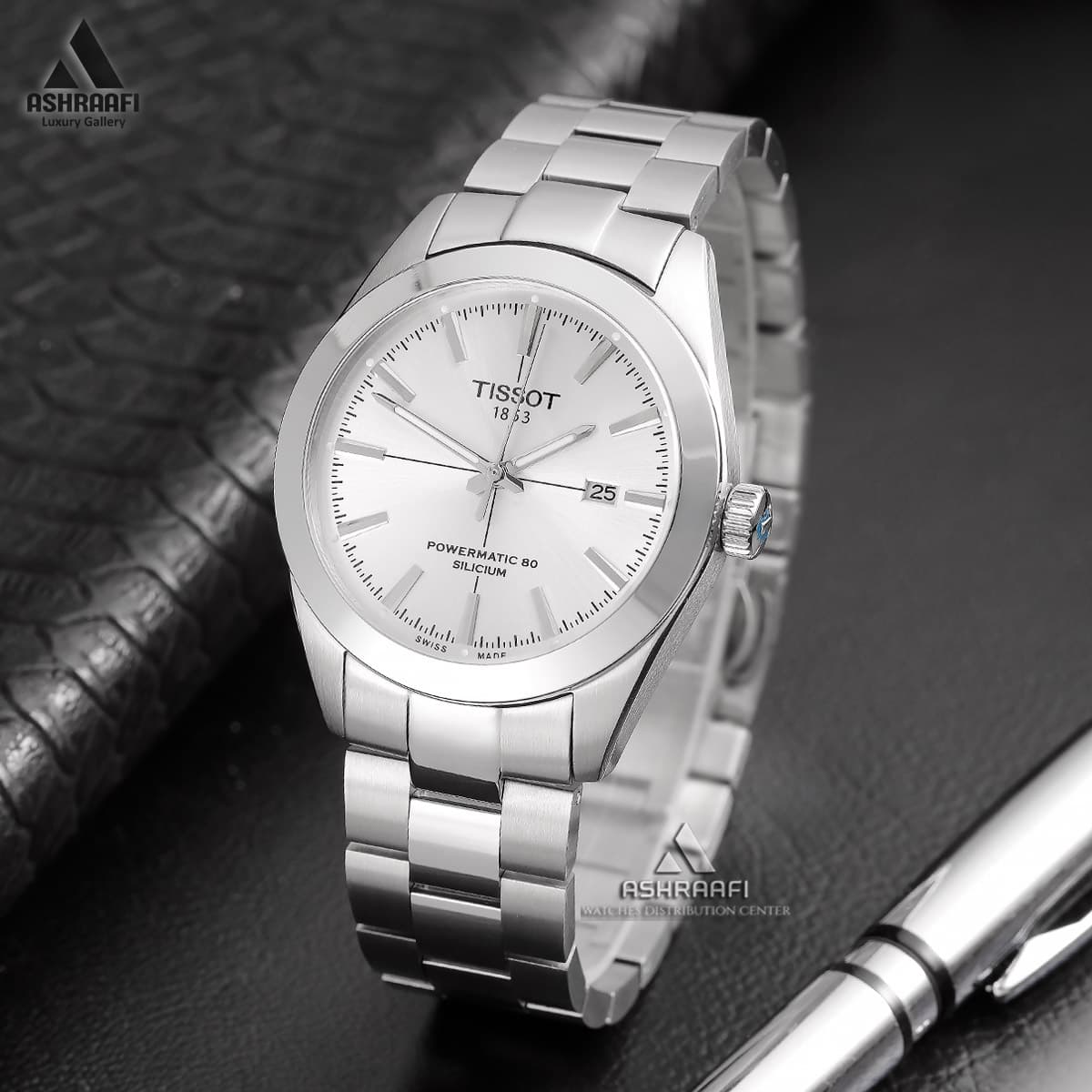 ساعت مردانه تیسوت Tissot Powermatic 80 Silicium SS22 — تصویر ۲