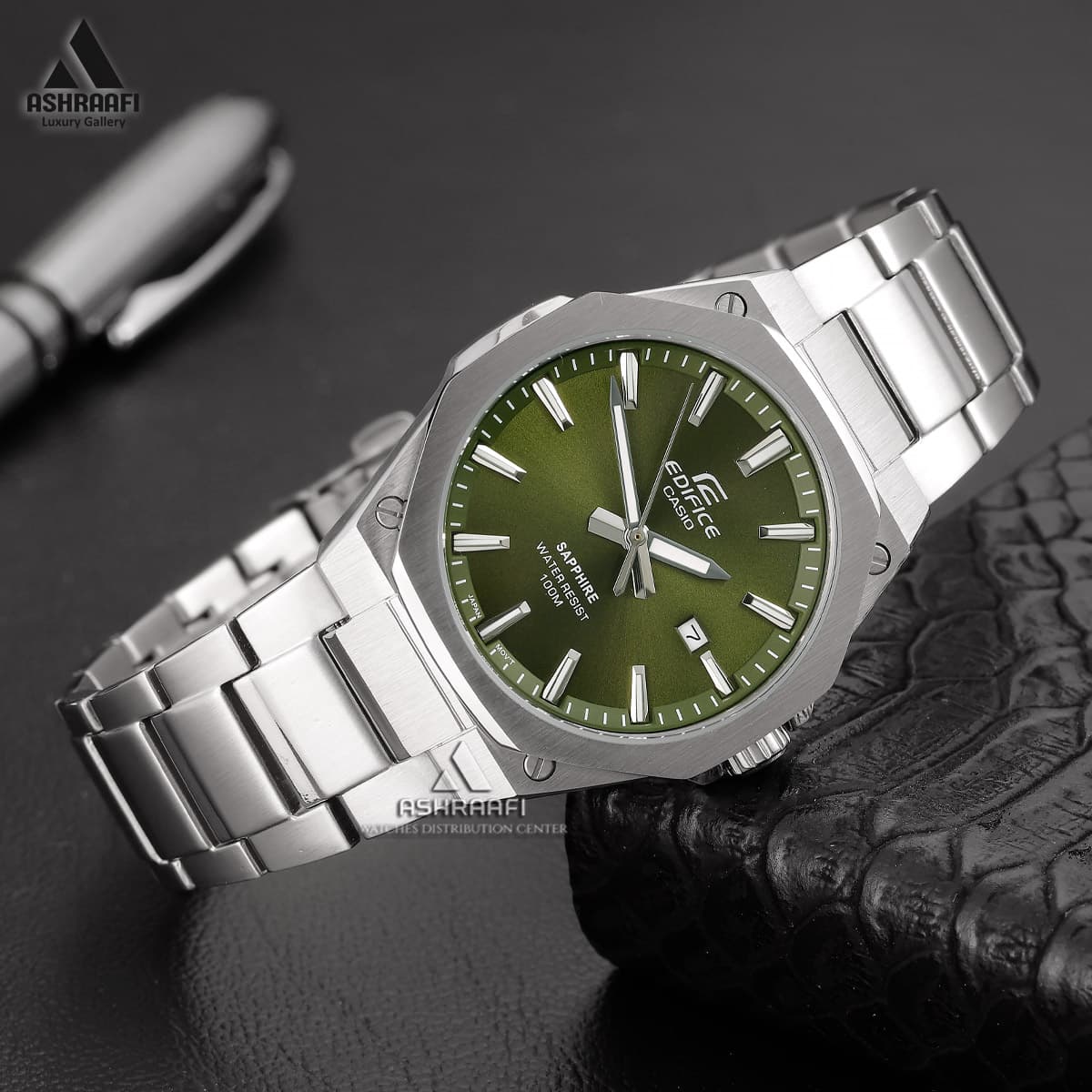 ساعت ادیفایس صفحه سبز Casio Edifice EFR-S108-SG59 — تصویر ۳
