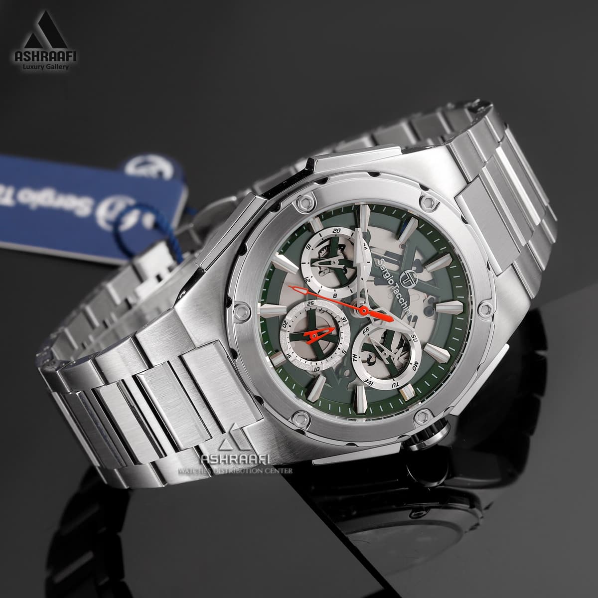 ساعت سرجیو تاچینی صفحه سبز Sergio Tacchini ST.1.10437-3 — تصویر ۳