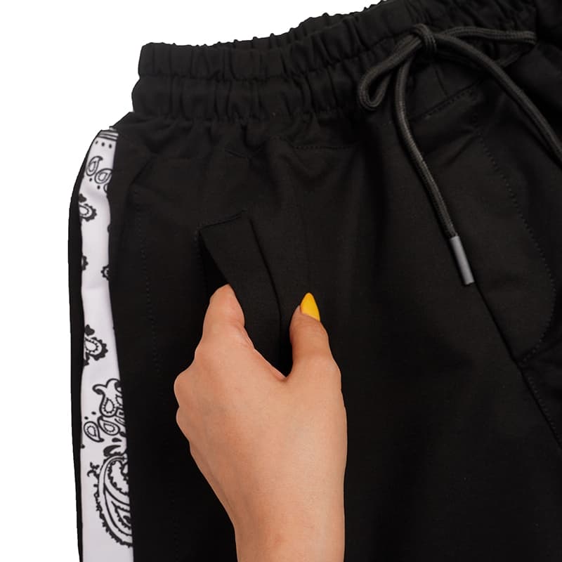 شلوار مردانه بگ بغل تیکه دورزی طرح بته جقه — تصویر ۳