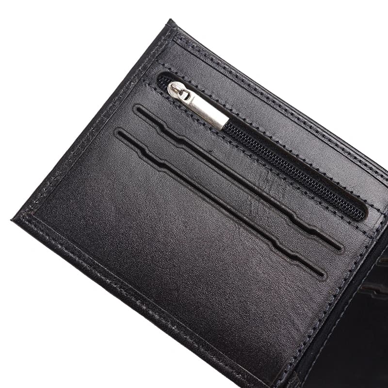 کیف پول و جاکارتی مردانه تاشو چرم طرح Polo — تصویر ۳