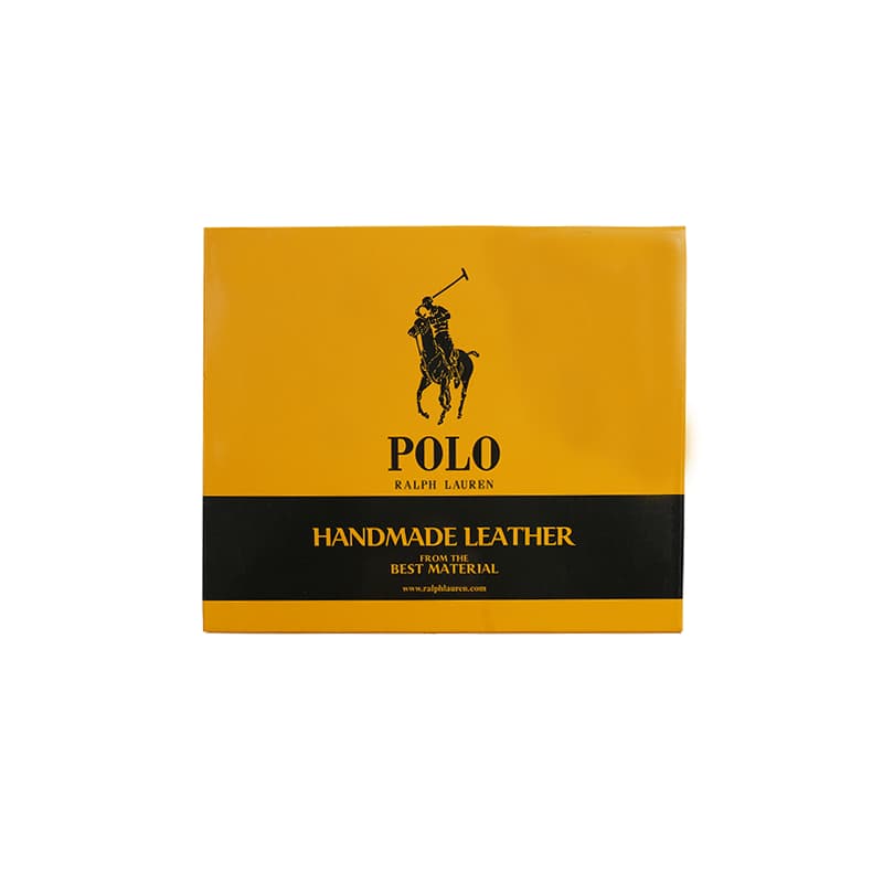 کیف پول و جاکارتی مردانه تاشو چرم طرح Polo — تصویر ۴