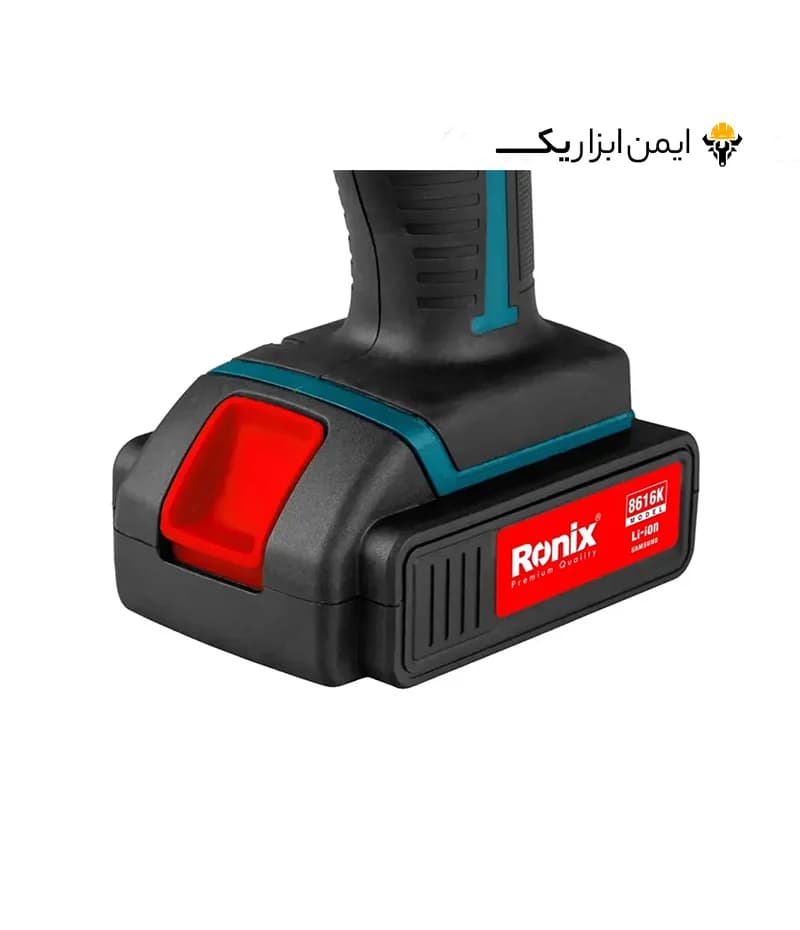 کیت دریل پیچ گوشتی شارژی لیتیومی 16 ولت رونیکس مدل Ronix 8616K — تصویر ۱۱