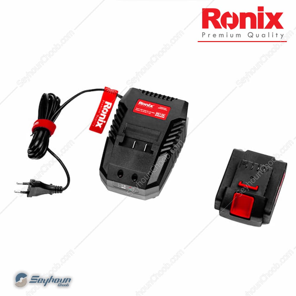 کیت دریل پیچ گوشتی شارژی لیتیومی 16 ولت رونیکس مدل Ronix 8616K — تصویر ۶
