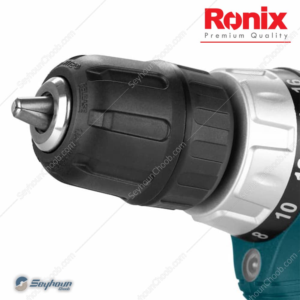 دریل پیچ گوشتی شارژی 12 ولت صنعتی رونیکس مدل Ronix 8512 — تصویر ۴