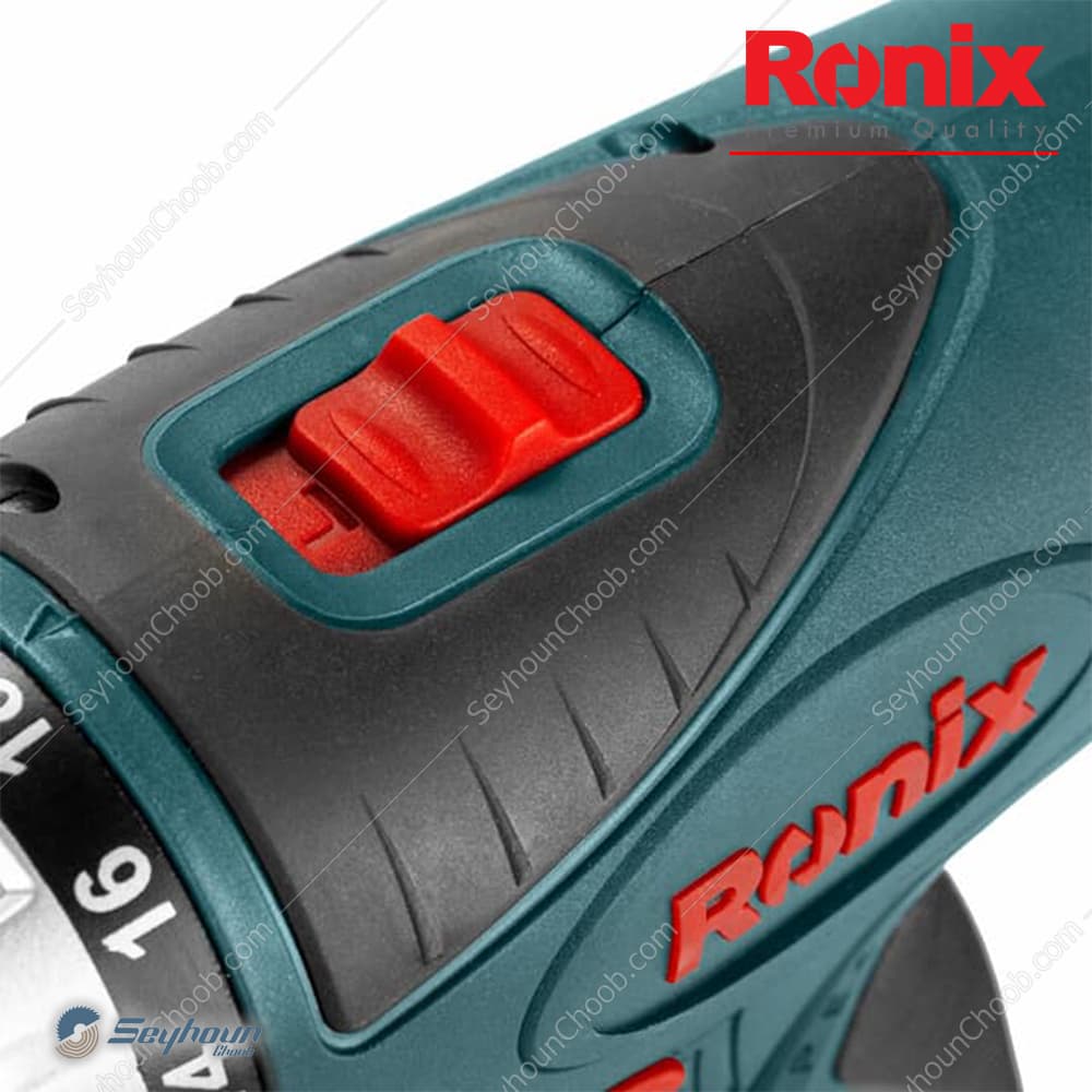 دریل پیچ گوشتی شارژی 12 ولت صنعتی رونیکس مدل Ronix 8512 — تصویر ۵