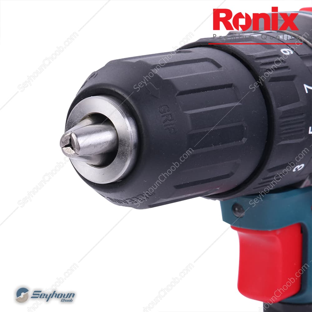 دریل پیچ گوشتی شارژی براش لس 20 ولت لیتیومی رونیکس مدل Ronix 8900 — تصویر ۴