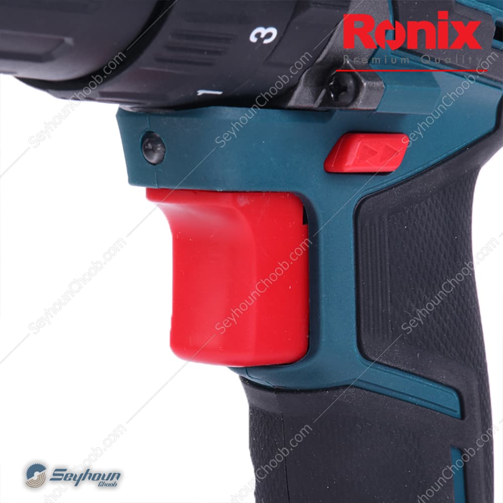 دریل پیچ گوشتی شارژی براش لس 20 ولت لیتیومی رونیکس مدل Ronix 8900 — تصویر ۳