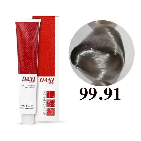 رنگ مو دنی وان نقره ای متال کد 99.91