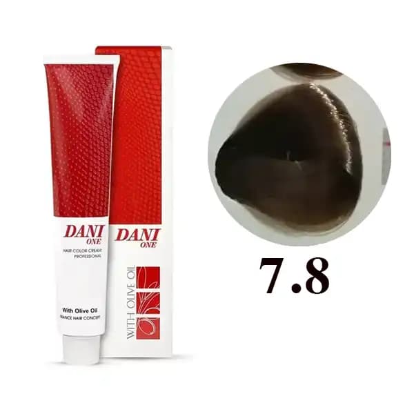رنگ مو دنی وان سری شکلاتی کد 7.8