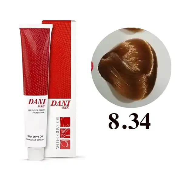 رنگ مو دنی وان سری عسلی کد 8.34